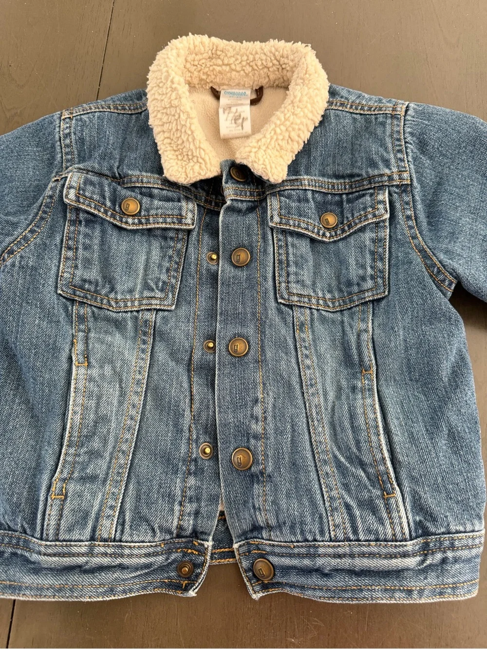 2T-3T Gymboree Sherpa Blue Denim Jacket